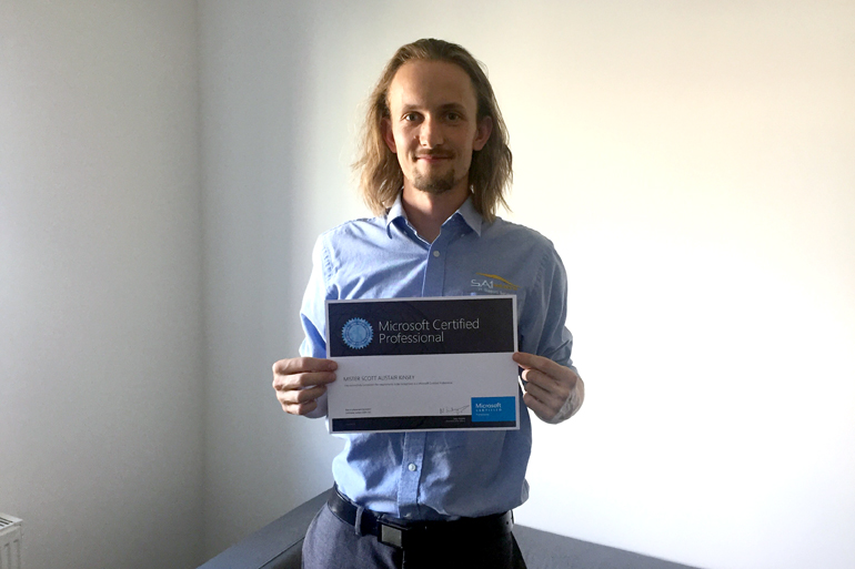 Congratulations Scott Kinsey on becoming a Microsoft Certified Professional!