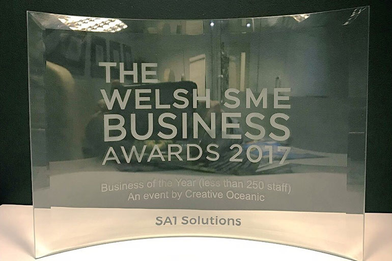 SA1 Solutions named Business of the Year (less than 250 staff)