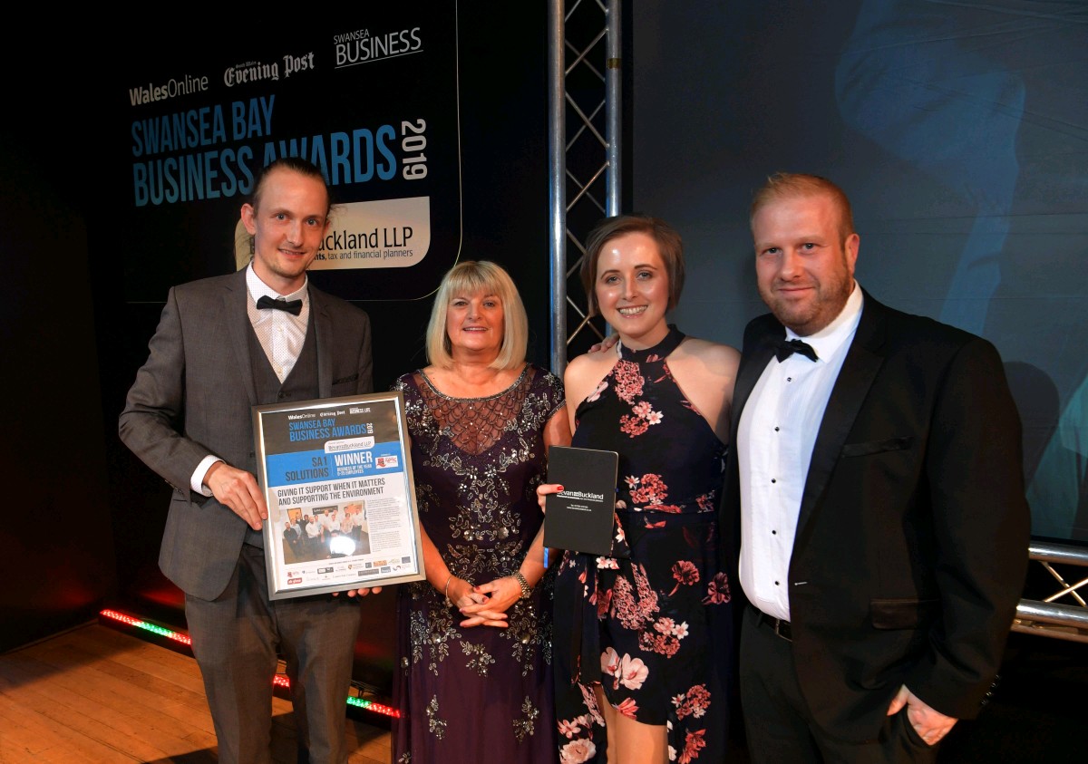 SA1 Solutions wins at Swansea Bay Business Awards